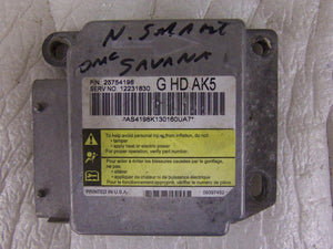 SAVANA EXPRESS VAN 2003-2004-2005 SRS MODULE COMPUTER 25754198  # 12231830
