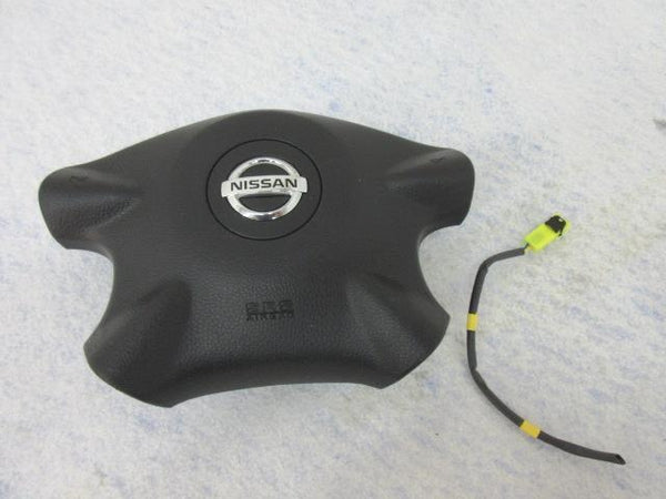 NISSAN PATHFINDER X-TRAIL 0 2- 0 6 BLACK Driver  LEFT Airbag steering WHEEL LH