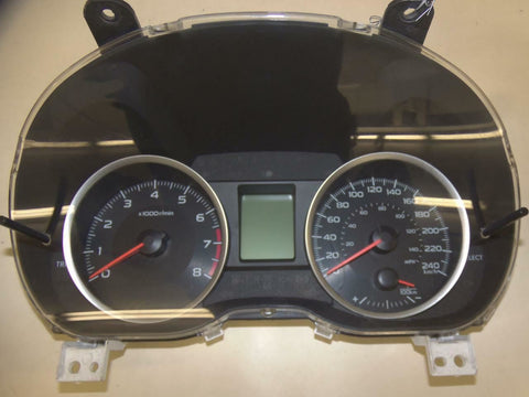 SUBARU IMPREZA 2013 WITH DISPLAY # 85002FJ920 OEM CLUSTER SPEEDO 2300 KM